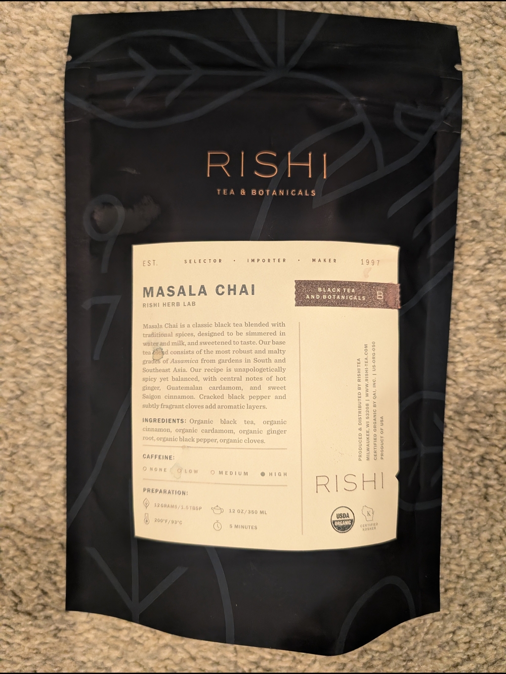 Rishi Masala Chai Tea -